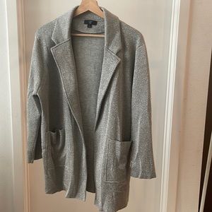 J.Crew Sophie Sweater Blazer Gray Shimmer